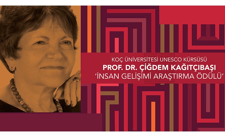 Prof. Dr. Çiğdem Kağıtçıbaşı ‘İnsan Gelişimi Araştırma Ödülü’ne Başvurular Başladı