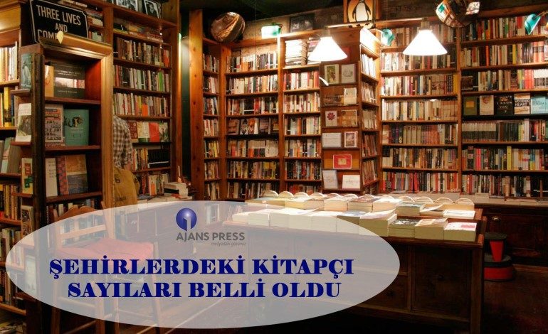 Şehirlerdeki Kitapçı Sayıları Belli Oldu