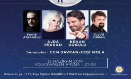 Ajda Pekkan, Kenan Doğulu, Fahir Atakoğlu ve Tuluğ Tırpan, çocuklar için sahnede!