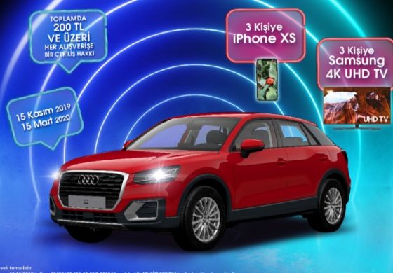 İstMarina AVM’de 200 TL alışverişe Audi Q2 kazanma şansı