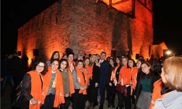 ​Kadına Yönelik Şiddete Karşı Eylemin Finali Kız Kulesi'nde Yapıldı