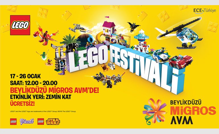 Sömestr Tatilinde Çocuklar Beylikdüzü Migros AVM LEGO® Festivali’nde Buluşuyor