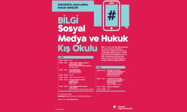 Üniversite adaylarına hukuk dersleri: BİLGİ Sosyal Medya ve Hukuk Kış Okulu