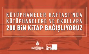 İBB'den Kütüphanelere ve Okullara 200 Bin Kitap Hediye