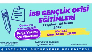 İBB Gençlik Ofisinde Yeni Eğitim Programları Başlıyor