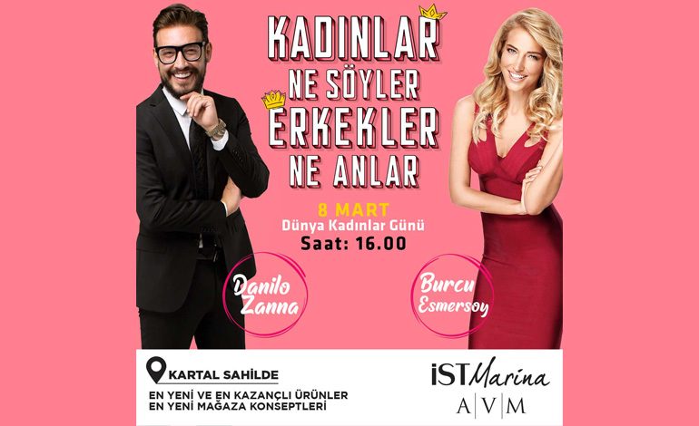 Burcu Esmersoy ve Danilo Zanna İstMarina AVM’de buluşuyor