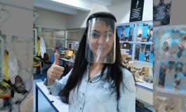 Bahçeşehir Öğrencileri Yüz Siperliği Üretiyor