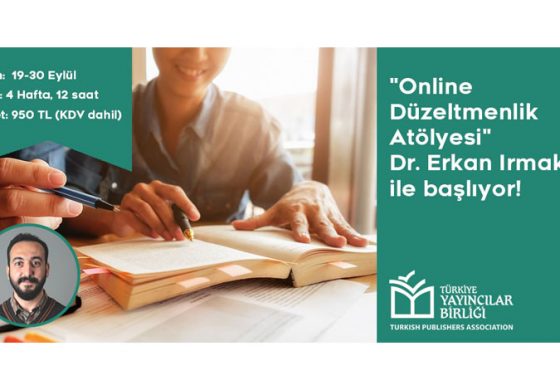 Türkiye Yayıncılar Birliği'nden Yeni Bir Eğitim: Online Düzeltmenlik Atölyesi!
