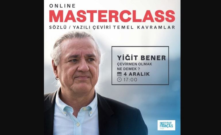 Institut français’den Yiğit Bener ile online çeviri konferansları serisi