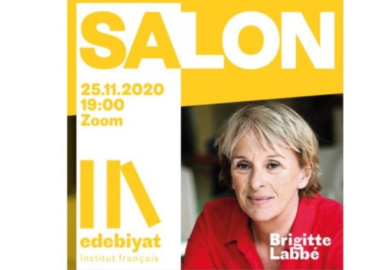 Brigitte Labbé Institut français Edebiyat Salonu’nda