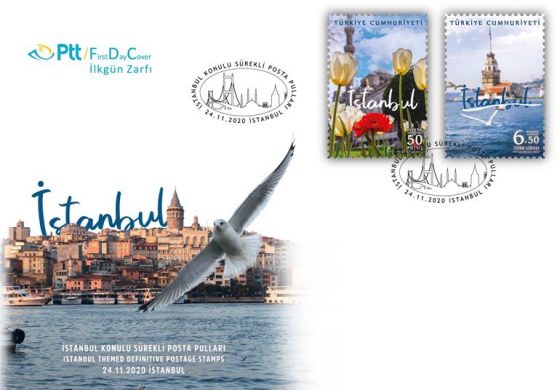 İSTANBUL'UN GÜZELLİKLERİ PTT PULLARINDA