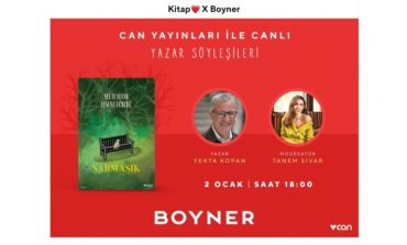 Boyner ve Can Yayınları’ndan edebiyat sohbetlerinde Yekta Kopan canlı yayında okurlarıyla buluşacak