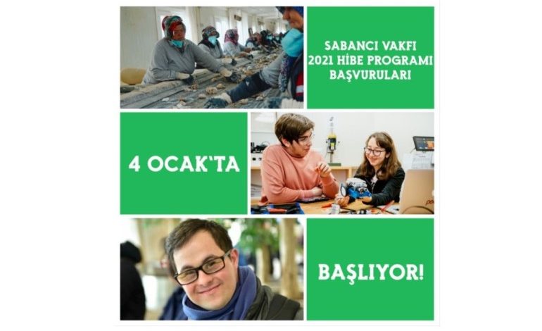 Sabancı Vakfı 2021 Hibe Programı Başvuruları 4 Ocak’ta Başlıyor