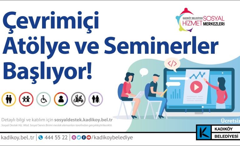 Kadıköy’de Atölye ve Seminerler Artık Çevrim İçi