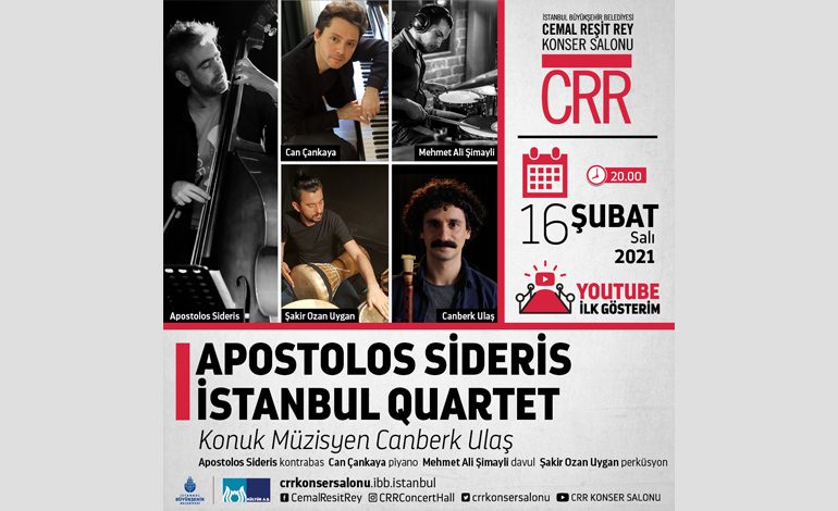 Cemal Reşit Rey(CRR) Konser Salonu’nda Bu Hafta Üç Konser İzleyiciyle Buluşuyor