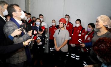 İBB İtfaiyesine Başvuran Kadın Adayların Seçmelerine İmamoğlu Ziyareti