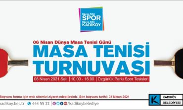 Kadıköy'de 19 Mayıs Kutlamaları Masa Tenisi Turnuvasıyla Başlıyor