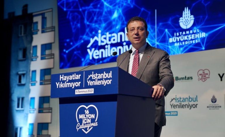 “İSTANBUL YENİLENİYOR PLATFORMU”NU TANITAN İMAMOĞLU: “DEPREM İŞBİRLİĞİ İÇİN DEVLETİN TÜM KURUMLARI YEMİN EDİP, ALTINA İMZA ATMALI”