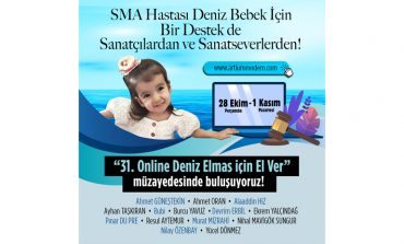 SMA Hastası Deniz Bebek İçin Bir Destek de Sanatseverlerden