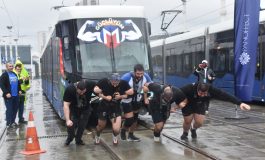‘Metro İstanbul Strongman Challenge Tren Çekme Yarışması’nda rekor kırıldı