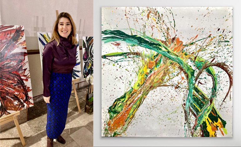 Ressam Dilek Uzunoğlu Örs’ün yeni eserleri “Divine” karma sergisinde!