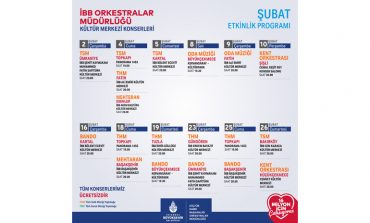 İBB ORKESTRALAR MÜDÜRLÜĞÜ ŞUBAT AYI PROGRAMINI AÇIKLADI