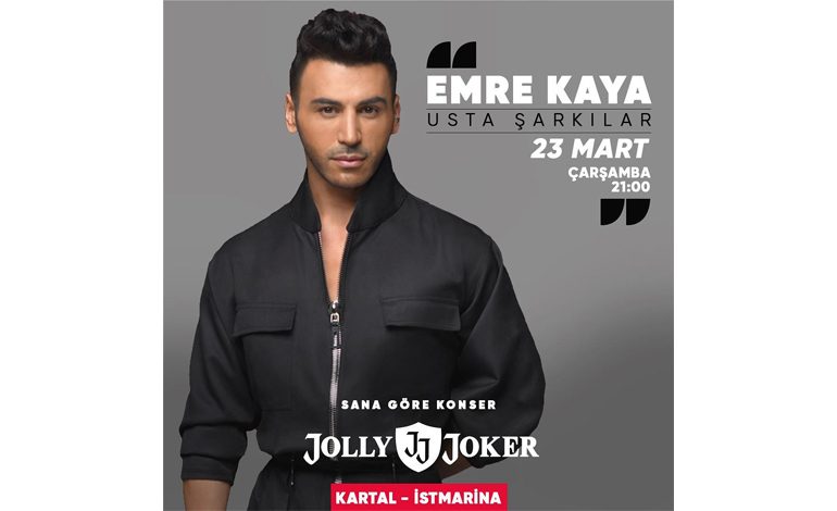 Emre Kaya, “Usta Şarkılar” ile Jolly Joker’de