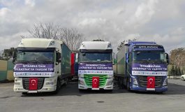 İBB UKRAYNALI SIĞINMACILARA YARDIM GÖNDERDİ