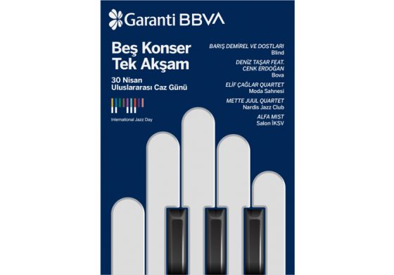 Garanti BBVA, 30 Nisan “Uluslararası Caz Günü”nü 5 farklı konserle kutluyor!