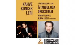 İstanbul Oda Orkestrası, 17 Nisan Pazar günü Kahve Konserleri için Süreyya Operası Sahnesi’nde