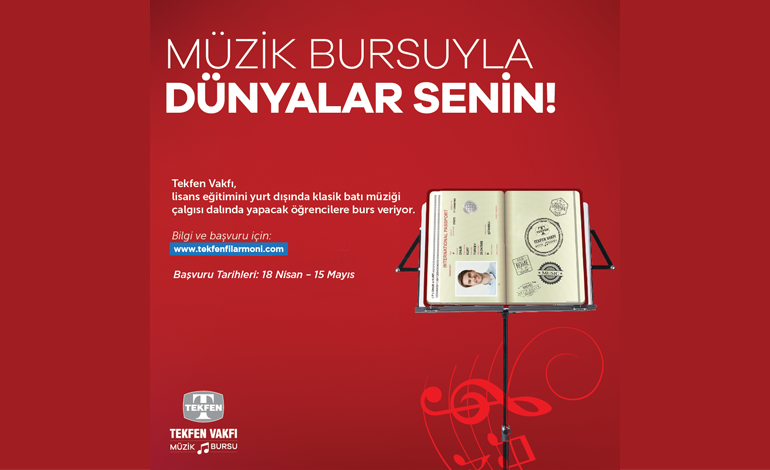 Tekfen Vakfı Müzik Bursu için başvurular başladı