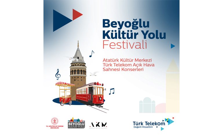 ‘Beyoğlu Kültür Yolu Festivali’ Türk Telekom Açık Hava konserlerine geri sayım başladı