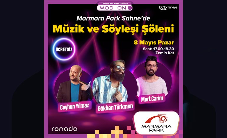 Marmara Park Sahne’de Söyleşi ve Müzik Zamanı