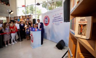 SARIGAZİ ‘YAŞAR KEMAL KÜTÜPHANESİ’NE KAVUŞTU