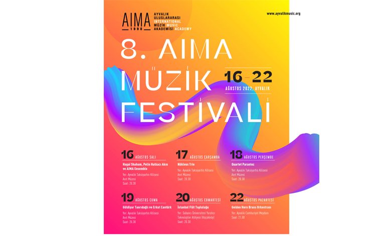 Ayvalık 8. AIMA Müzik Festivali 16 Ağustos’ta başlıyor!