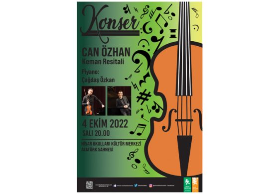 Hisar Okulları Kültür Merkezi, “Feyyaz Berker Klasik Müzik Konserleri” serisinin yeni sezondaki ilk etkinliği ile kapılarını açıyor