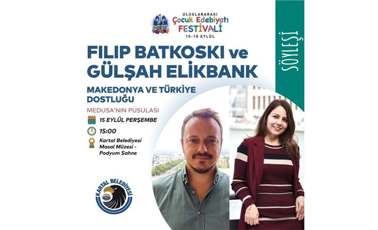 YAZAR GÜLŞAH ELİKBANK İLE YAYIMCI FILIP BATKOSKI MAKEDONYA’DA ÇOK OKUNAN “MEDUSA’NIN PUSULASI” KİTABI İÇİN BİR ARAYA GELİYOR