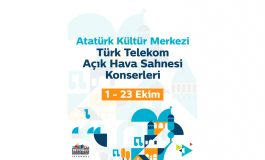 ‘Beyoğlu Kültür Yolu Festivali’ Türk Telekom Açık Hava konserleri ve Türk Telekom Prime Açık Hava Sinema günleri başlıyor