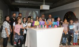 Bayburtlu çocuklar Çoruh Nehri’ni sanatla yıkadı