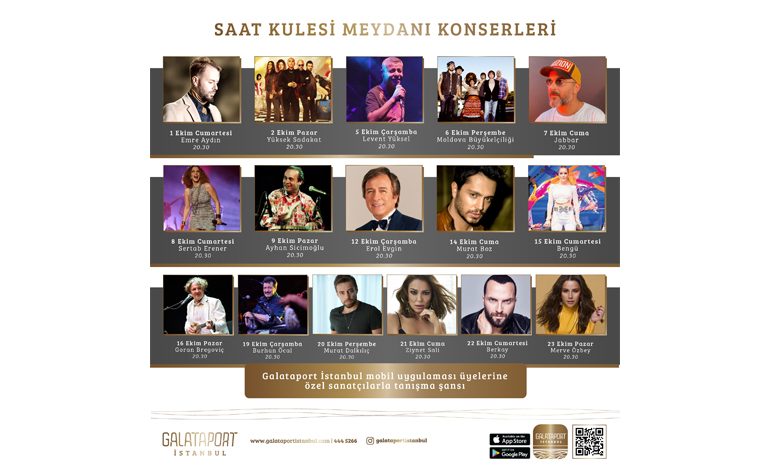 Galataport İstanbul, Beyoğlu Kültür Yolu Festivali süresince misafirlerine zengin bir program sunacak