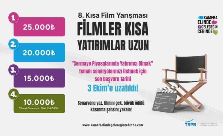 TSPB’nin ‘Kısa Film Yarışması’ başvuru tarihi yoğun talep üzerine 3 Ekim’e uzatıldı!