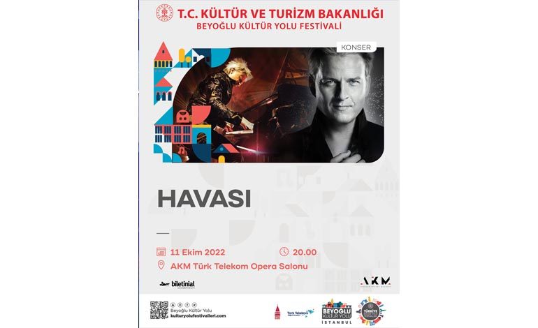 HAVASİ, 11 EKİM’DE BEYOĞLU KÜLTÜR YOLU FESTİVALİ’NDE