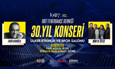 1907 FENERBAHÇE DERNEĞİ’NDEN 30’UNCU YILA ÖZEL KONSER