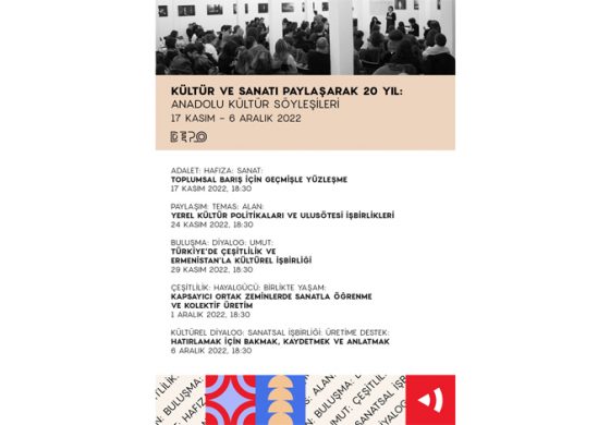 Anadolu Kültür Söyleşileri 17 Kasım'da başlıyor!