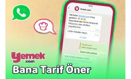 Yemek.com’dan Yemek WhatsApp Botu “Bana Tarif Öner”