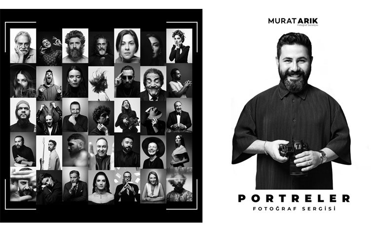 Ünlü İsimlerin Yer Aldığı ”Murat Arık Portreler Fotoğraf Sergisi”nde Elde Edilecek Gelir Eğitime Bağışlanacak!