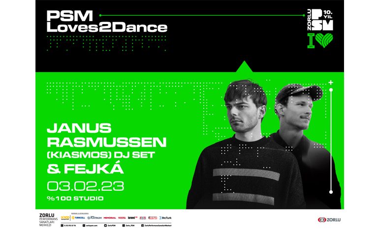 Janus Rasmussen (Kiasmos) “PSMLoves2Dance” Kapsamında 3 Şubat’ta Zorlu PSM’de!