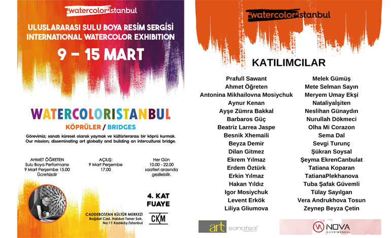 Watercoloristanbul 2. Uluslararası Suluboya Resim Sergisi CKM’de