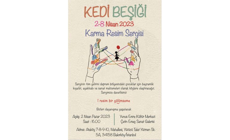 Kedi Beşiği Resim Sergisi –  1 resim 1 gülümseme