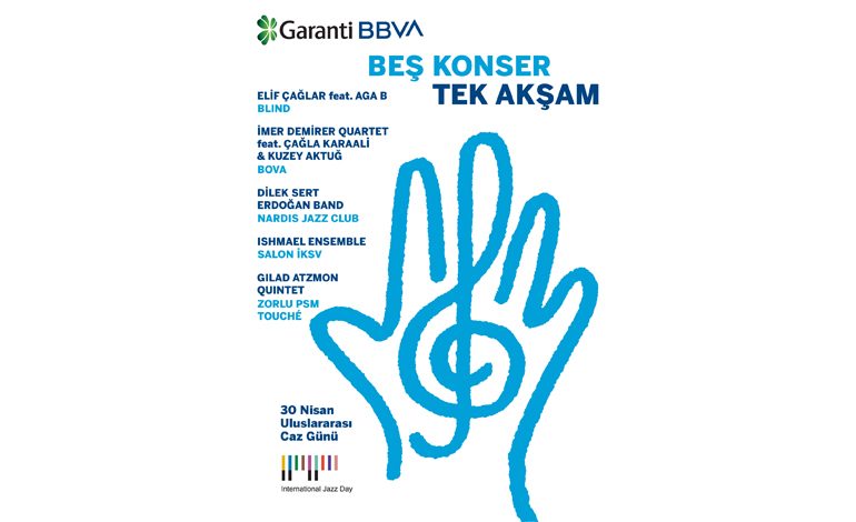 Garanti BBVA’dan 30 Nisan “Uluslararası Caz Günü”nde 5 farklı konser